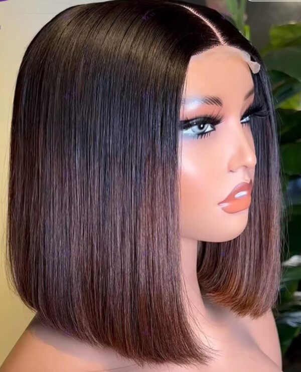 Luxury Bone Straight Bob wig( Raw Donor)