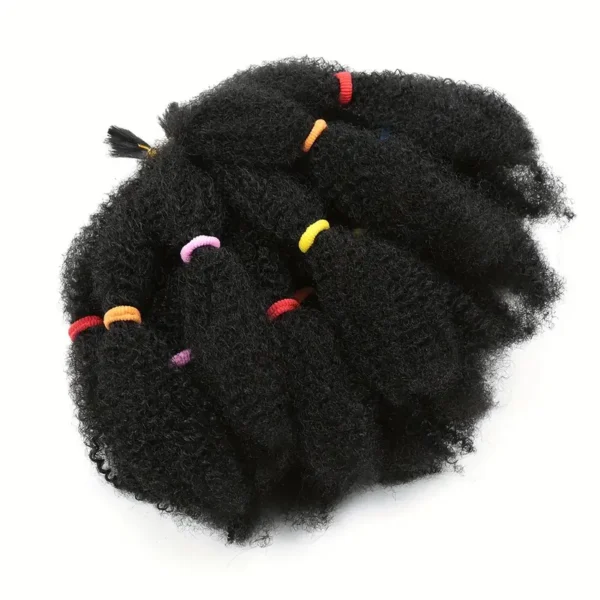 Synthetic Ombre Afro Kinky Braiding Hair Extension - Image 2