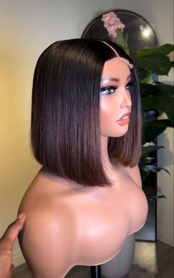 Luxury Bone Straight Bob wig( Raw Donor) - Image 3