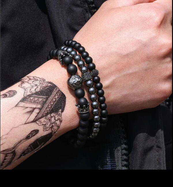 Unisex Natural stone beads. - Image 2