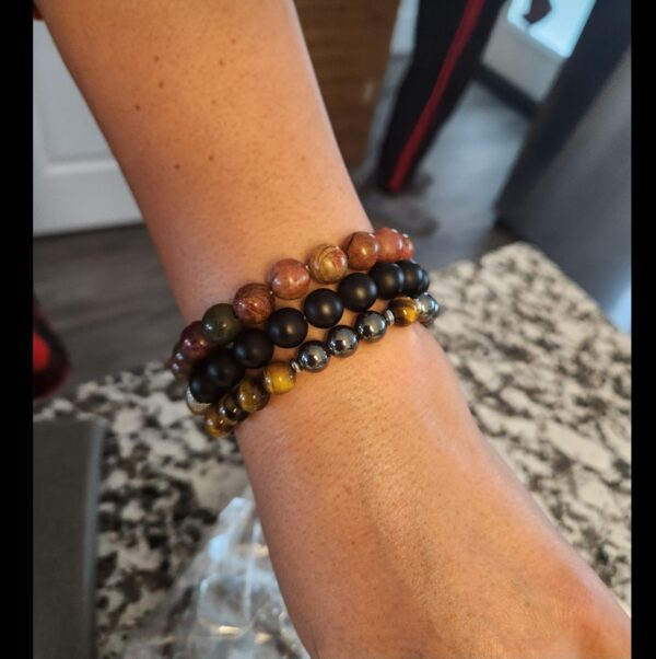 Unisex Natural stone beads. - Image 5