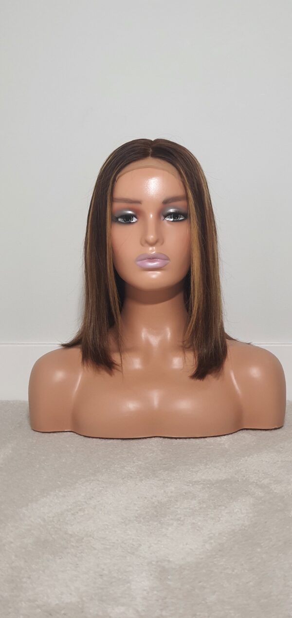 10" 5 by 5 100% Human Hair Piano Bob
