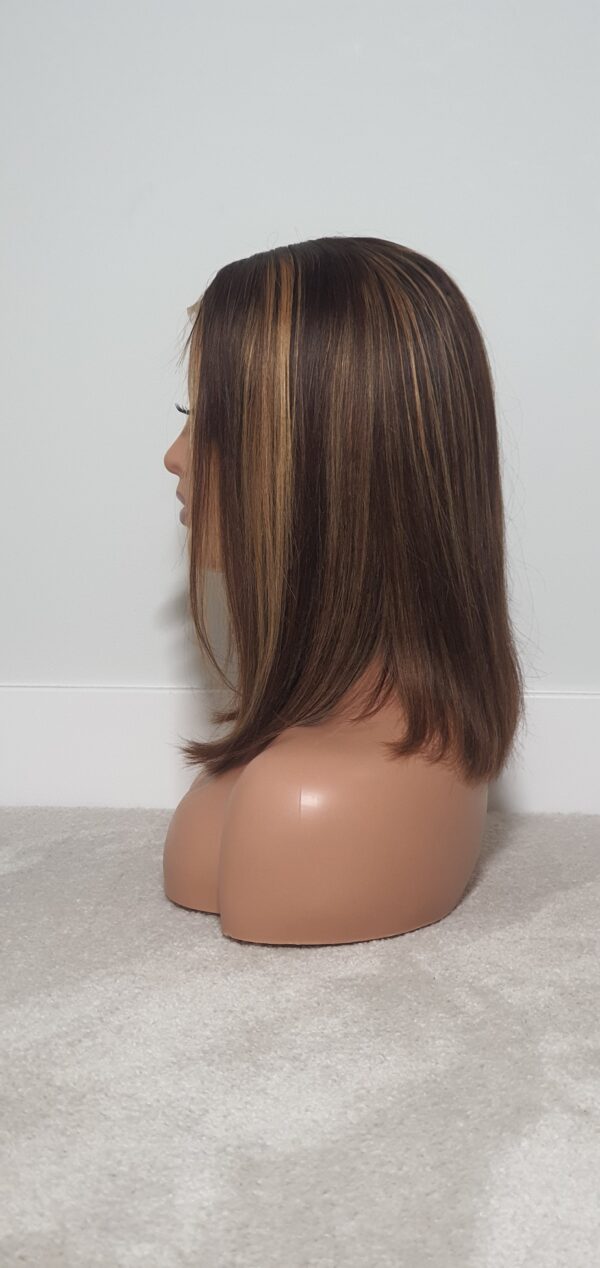 10" 5 by 5 100% Human Hair Piano Bob - Image 3