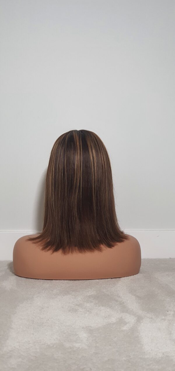 10" 5 by 5 100% Human Hair Piano Bob - Image 4