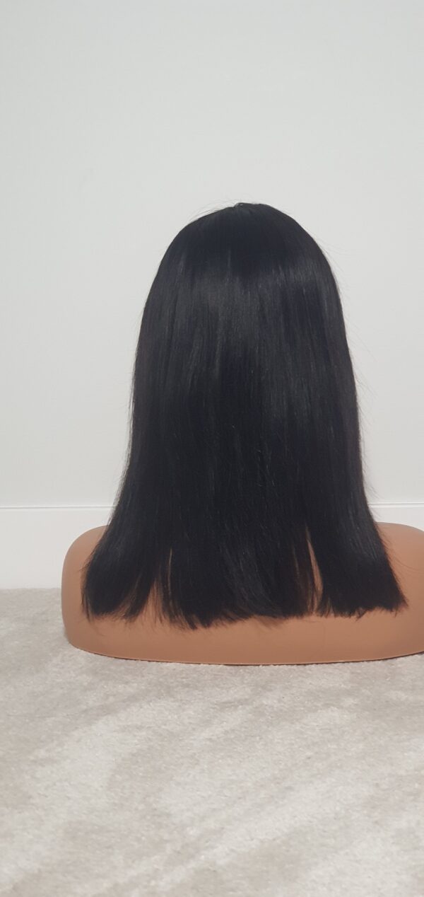 10" 6 by 6 straight Bob Wig 100% Human Hair - Image 4