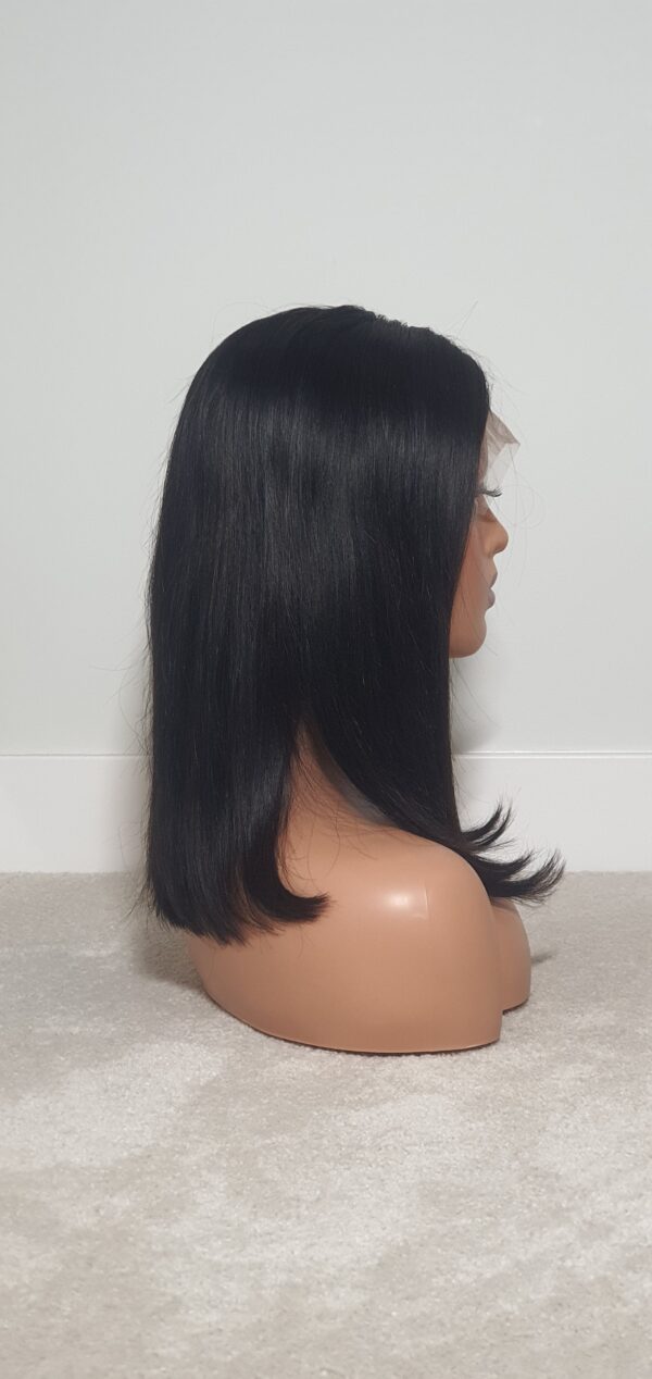 10" 6 by 6 straight Bob Wig 100% Human Hair - Image 3