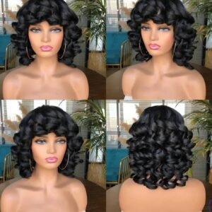 Bouncy Fringe Wig