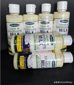 Goat milk leave-in-conditioning