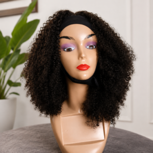 HairBlend Kinky curly headband wig